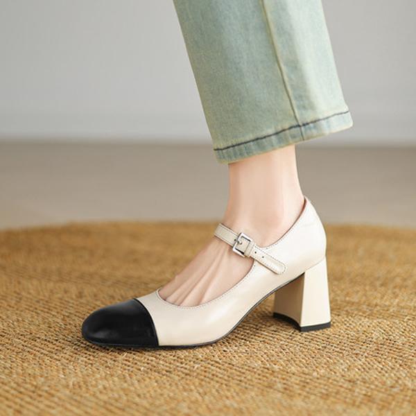 Luxury Handcrafted Leather Women's Shoes: Exquisite Craftsmanship & Elegance(Edamaijia82291F)