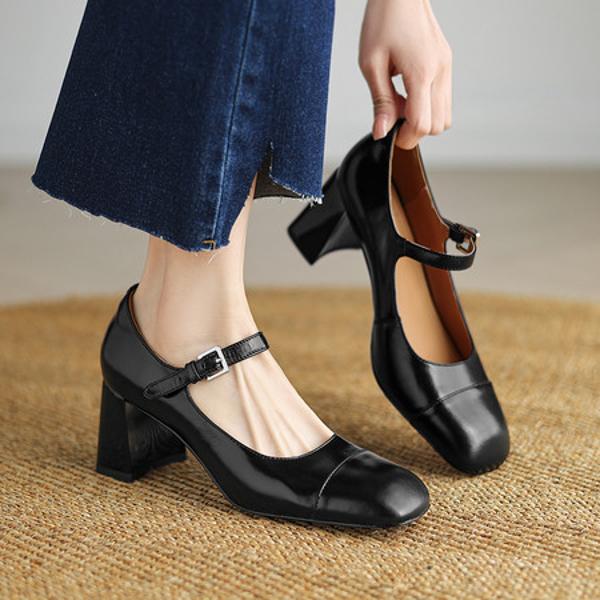 Luxury Handcrafted Leather Women's Shoes: Exquisite Craftsmanship & Elegance(Edamaijia82291F)