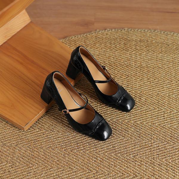 Exquisite Handcrafted Leather Women's Shoes: Elegance in Every Step(Edamaijia82307)