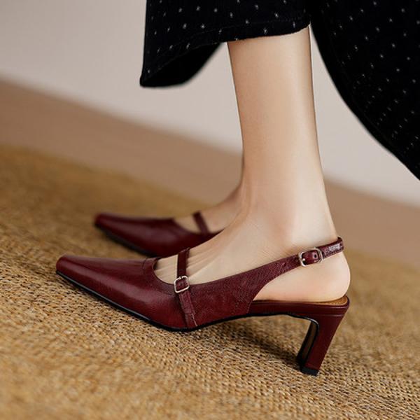 Exquisite Handcrafted Leather Women's Shoes: Luxury, Quality, and Elegance Redefined(Edamaijia82302F)