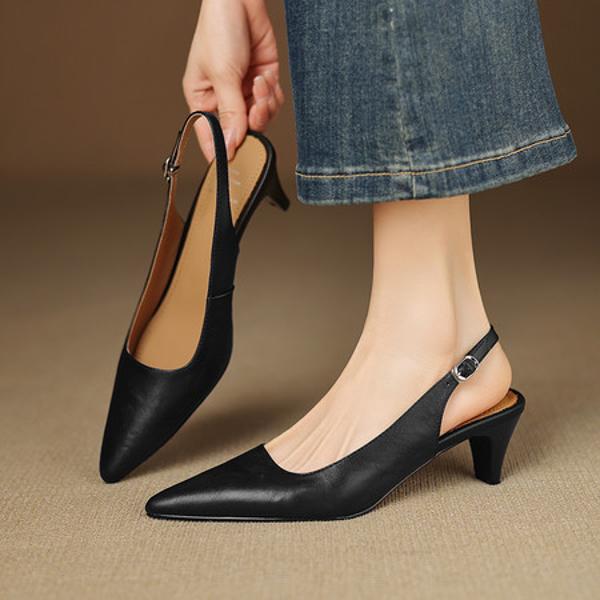 Handcrafted Luxury Leather Women's Shoes(Edamaijia82297F)