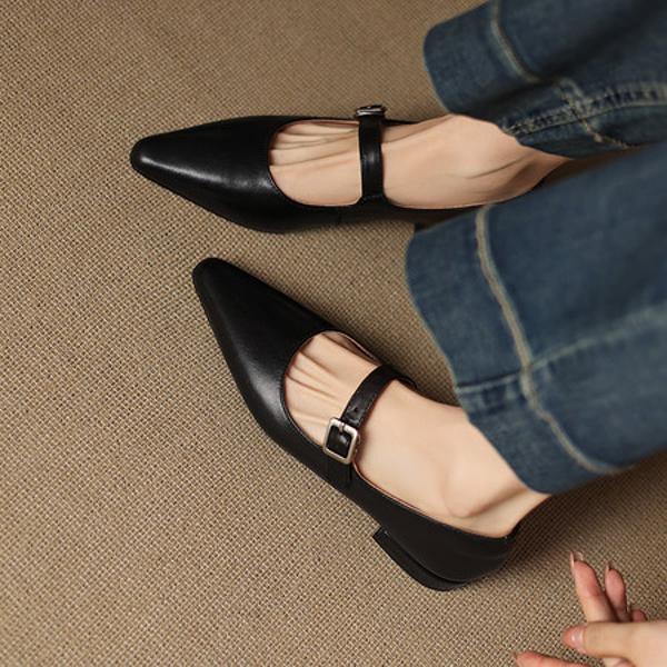 Exquisite Handcrafted Genuine Leather Women's Shoes: Luxurious Elegance Redefined(Edamaijia82329F)