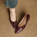 Handcrafted Luxury Leather Women's Shoes for Elegant Styles(Edamaijia9501F)