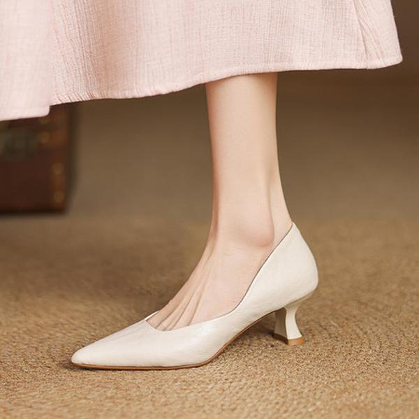 Handcrafted Luxury Leather Women's Shoes for Elegant Styles(Edamaijia9501F)