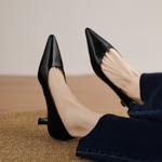 Handcrafted Luxury Leather Women's Shoes: Elegance Redefined(Edamaijia9503F)
