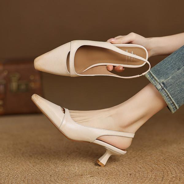 Elegant Handmade Leather Women's Shoes – Exquisite Craftsmanship & Quality(Edamaijia9508F)