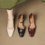 Exquisite Handcrafted Leather Women's Shoes: Luxury, Quality, and Elegance(Edamaijia82383F)