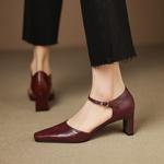 Exquisite Handcrafted Leather Women's Shoes: Luxury, Quality, and Elegance(Edamaijia82383F)