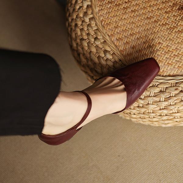 Exquisite Handcrafted Leather Women's Shoes: Luxury, Quality, and Elegance(Edamaijia82383F)