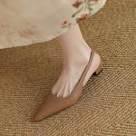 Elegant Handcrafted Leather Women's Shoes of Superior Quality(Edamaijia82397F)