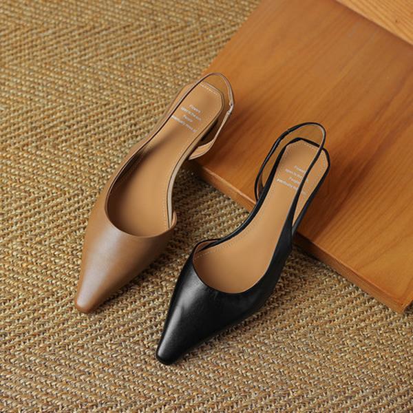 Elegant Handcrafted Leather Women's Shoes of Superior Quality(Edamaijia82397F)