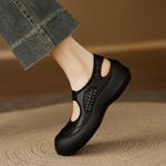 Exquisite Handmade Leather Women’s Shoes: A Touch of Elegance.(Edamaijia82396F)