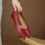 Handcrafted Luxury Leather Women's Shoes with Exquisite Quality(Edamaijia82319F)