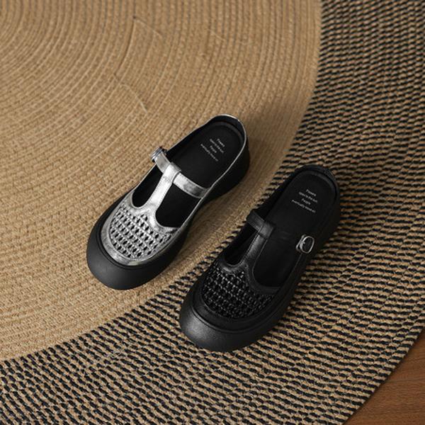 Handcrafted Genuine Leather Women's Shoes: Elegant Luxury Quality(Edamaijia82506F)