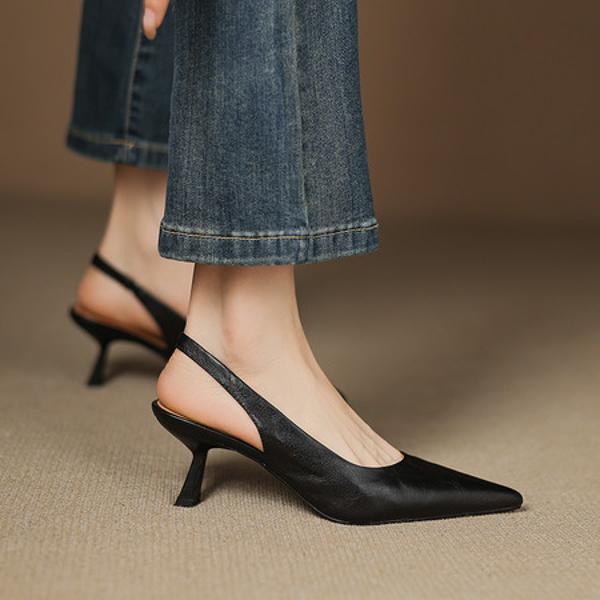 Handcrafted Luxury Leather Women's Shoes: Exquisite Quality and Elegant Craftsmanship(Edamaijia82563F)