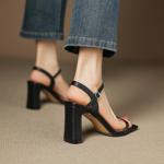 Exquisite Handcrafted Leather Women's Shoes: Luxury Meets Elegance(Edamaijia9526F)