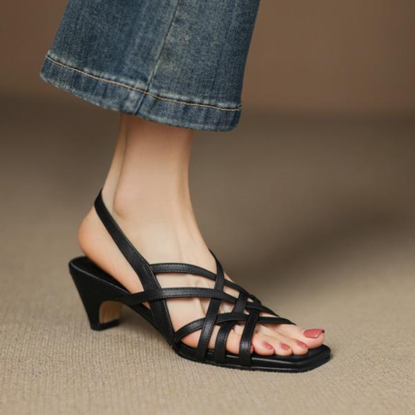 Luxury Handmade Leather Women's Shoes: Craftsmanship Redefined(Edamaijia9529F)