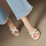 Elegant Handcrafted Leather Women's Shoes of Luxury Quality(Edamaijia9530F)