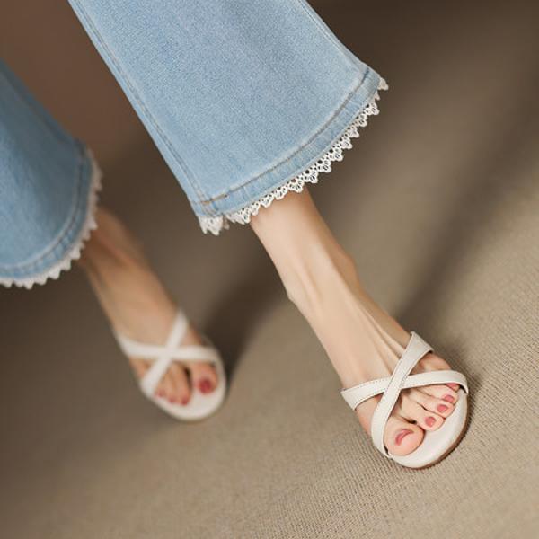 Elegant Handcrafted Leather Women's Shoes of Luxury Quality(Edamaijia9530F)