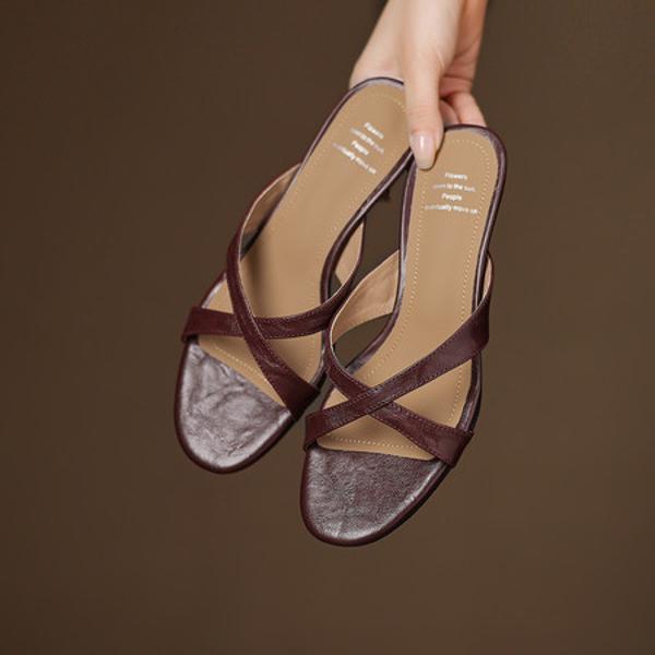 Elegant Handcrafted Leather Women's Shoes of Luxury Quality(Edamaijia9530F)