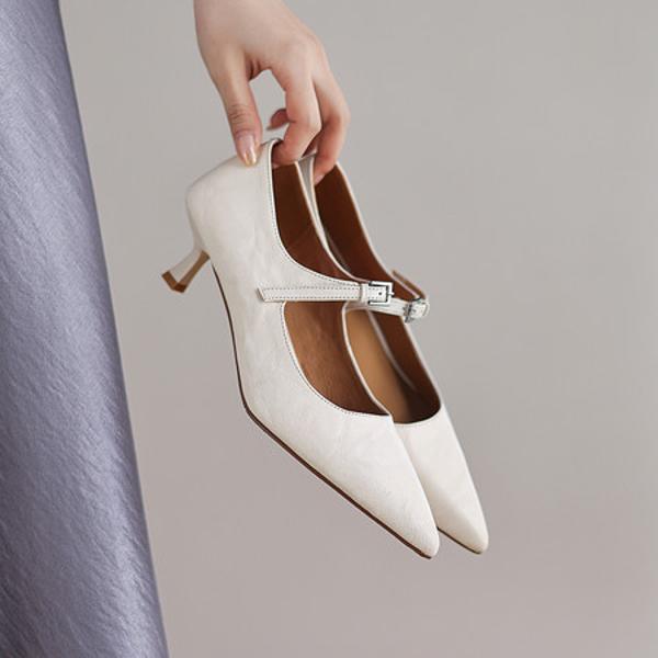 Exquisite Handmade Leather Women’s Shoes: Luxury Craftsmanship(Edamaijia9551F)