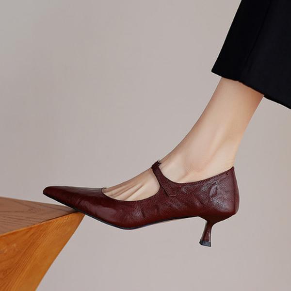 Exquisite Handmade Leather Women’s Shoes: Luxury Craftsmanship(Edamaijia9551F)