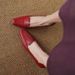 Luxurious Handmade Leather Women's Shoes: Masterful Craftsmanship Meets Elegance(Edamaijia9552F)