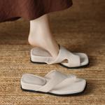 Elegant Handcrafted Genuine Leather Women's Shoes: Luxe Quality & Artistry(Edamaijia82578F)