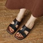 Elegant Handcrafted Leather Women’s Shoes - Luxury Quality Artistry(Edamaijia82558F)