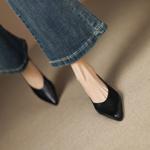 Handcrafted Genuine Leather Women's Shoes: Elegant Luxury Quality(Edamaijia9538F)