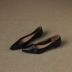 Exquisite Handmade Genuine Leather Women's Shoes for Timeless Elegance(Edamaijia9539F)