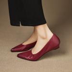 Exquisite Handmade Genuine Leather Women's Shoes for Timeless Elegance(Edamaijia9539F)