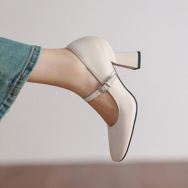 Exquisite Handcrafted Leather Women's Shoes: A Fusion of Luxury and Elegance(Edamaijia82632F)