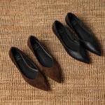Handcrafted Genuine Leather Women's Shoes with Luxurious Elegance and Superior Craftsmanship(Edamaijia82605F)