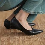 Handcrafted Genuine Leather Women's Shoes with Luxurious Elegance and Superior Craftsmanship(Edamaijia82605F)