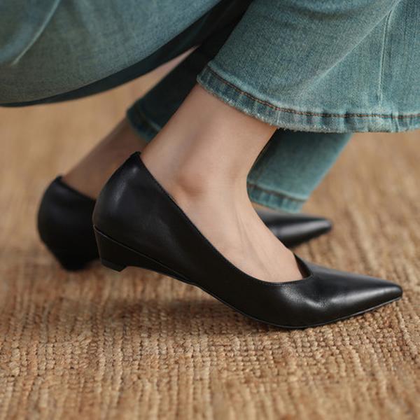 Handcrafted Genuine Leather Women's Shoes with Luxurious Elegance and Superior Craftsmanship(Edamaijia82605F)