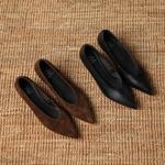 Elegant Handcrafted Leather Women’s Shoes of Luxury Quality(Edamaijia82606F)