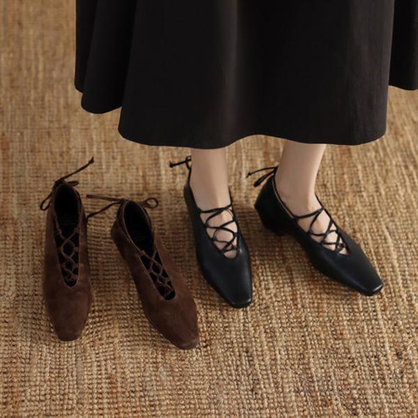 Luxury Handcrafted Leather Women's Shoes - Elegance Redefined(Edamaijia82600F)