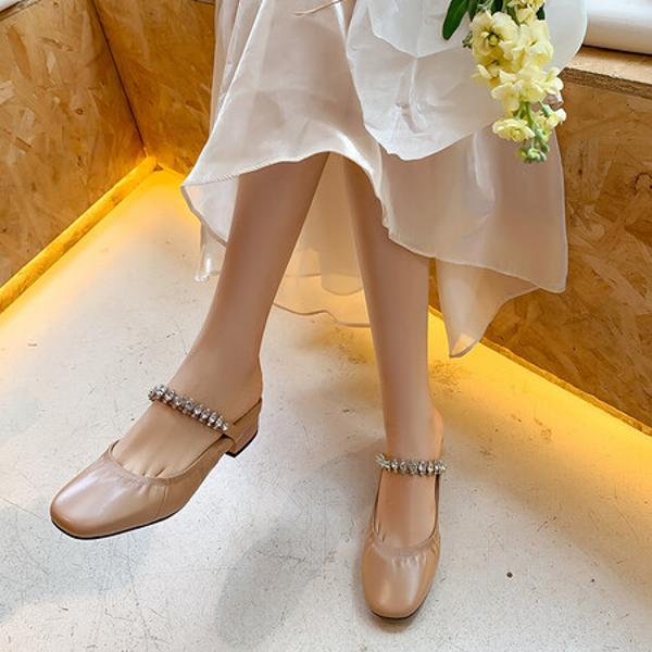 Handcrafted Genuine Leather Women's Shoes - Elegant Luxury Quality(Edanjuan8870403)