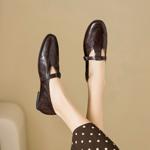 Exquisite Handmade Leather Women's Shoes: Luxurious Elegance in Craftsmanship(Edanjuan8823-1209)
