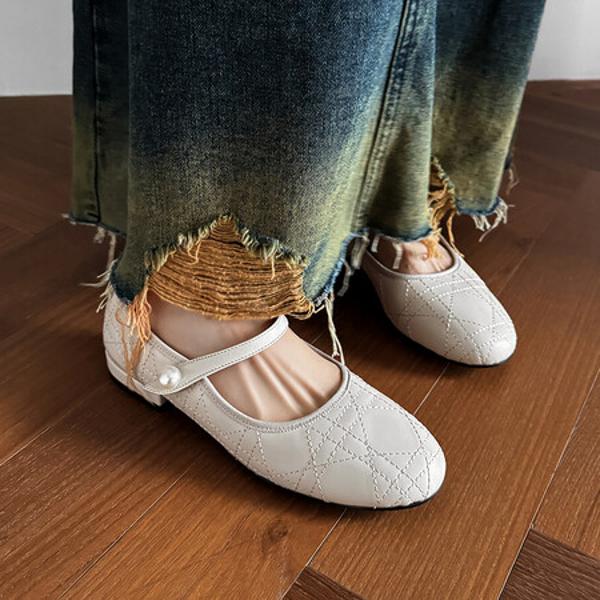 Elegant Handcrafted Leather Women’s Shoes - Luxurious Quality(Edanjuan88220)