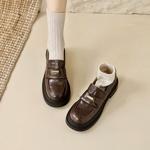 Elegant Handcrafted Leather Women's Shoes with Luxurious Quality(Edanjuan881201-1)