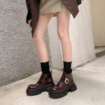 Elegant Handmade Leather Women's Shoes with Luxurious Craftsmanship(Edanjuan8821-8398)