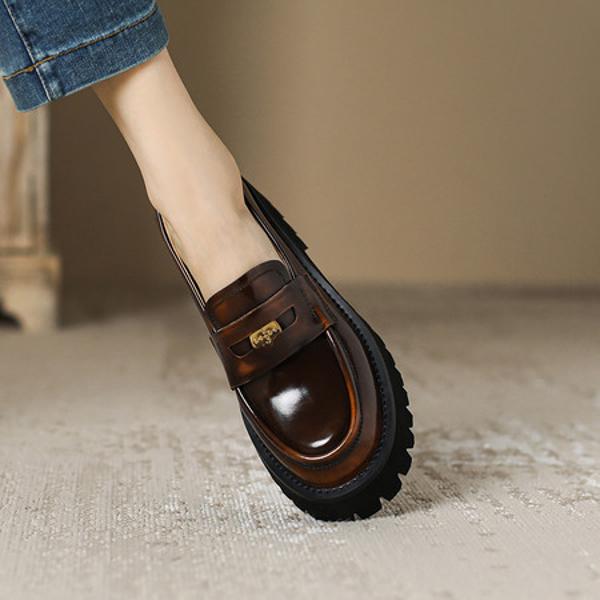 Elegant Handmade Leather Shoes: High-End Craftsmanship & Luxury(Edanjuan88YD2298)