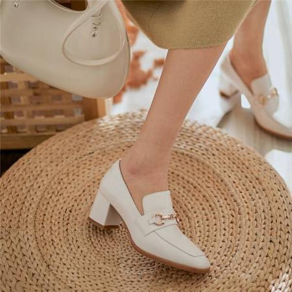 Handcrafted Luxury Genuine Leather Women’s Shoes, Elegantly Unique(Edfmr9119)