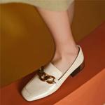 Handcrafted Leather Women's Shoes: Luxurious Elegance and Quality(Edfmr1516)