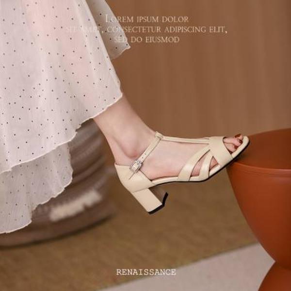 Luxury Handmade Leather Women's Shoes - Exquisite Craftsmanship(Edfmr886)