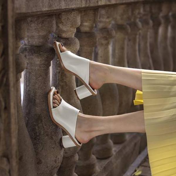 Handcrafted Leather High-End Women's Shoes - Elegance Redefined(Edfmr286)