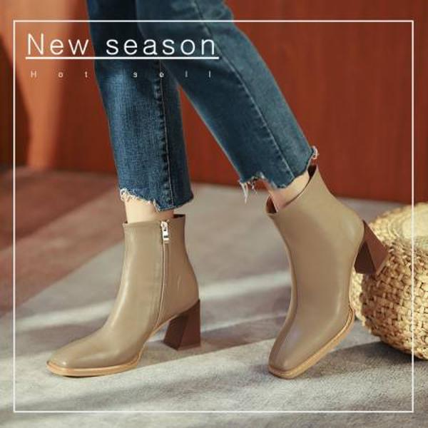 Exquisite Handcrafted Leather Women's Shoes for Elegance(Edfmr8098)