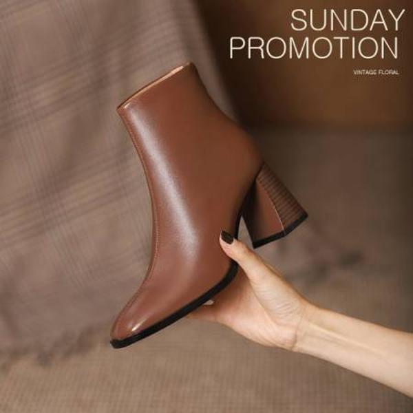 Luxury Handcrafted Genuine Leather Women's Shoes: Timeless Elegance(Edfmr311)